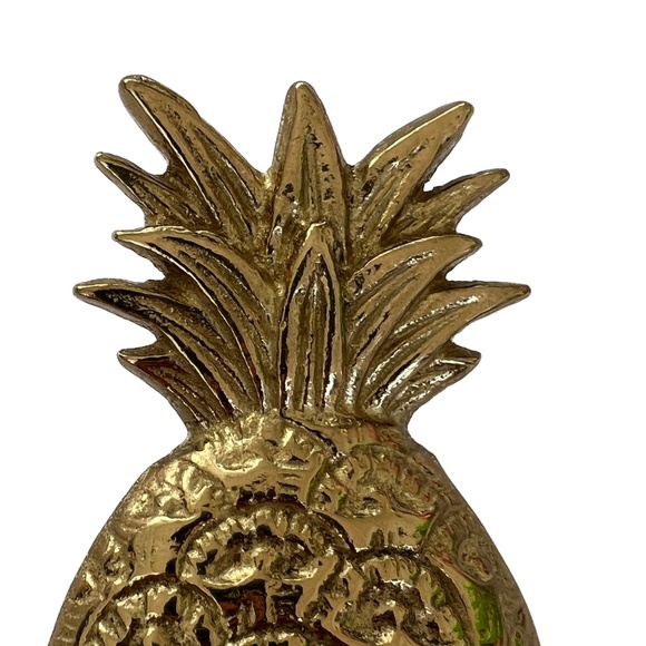 Brass Pineapple Door Knocker Handle Heavy - Picture 3 of 6